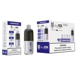 SILVER FOX DISPOSABLE 25K 5CT CLEAR BLUE
