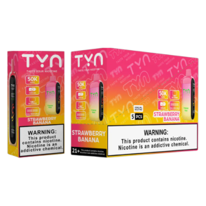 TYN 50K DISPOSABLE 5CT STRAWBERRY BANANA