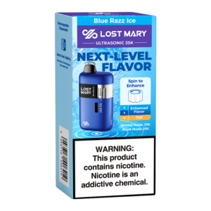 LOST MARY 35K ULTRASONIC  5CT BLUE RAZZ ICE