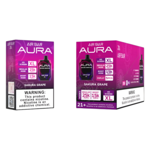 AIR BAR AURA 25K 5CT SAKURA GRAPE