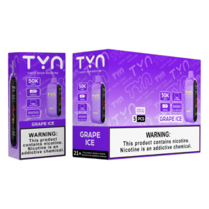 TYN 50K DISPOSABLE 5CT GRAPE ICE