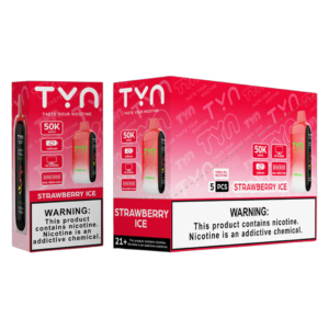 TYN 50K DISPOSABLE 5CT STRAWBERRY ICE