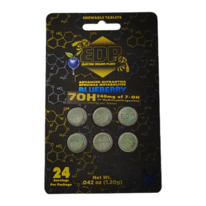 EDP 240MG 7-HYDROXY BLUEBERRY 6CT (12PK)