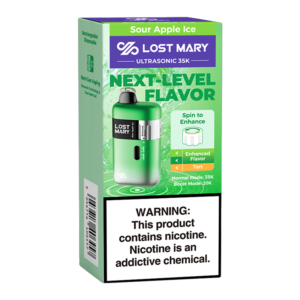 LOST MARY 35K ULTRASONIC  5CT SOUR APPLE ICE