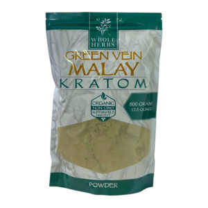 WHOLE HERBS MALAY GREEN VEIN 17.5OZ 500GM POWDER BAG