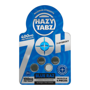 HAZY TABZ  HYDROXY 400MG TAB 4PK 10CT/BOX BLUE RAZZ