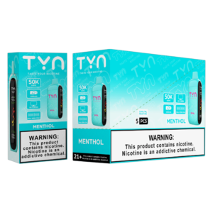 TYN 50K DISPOSABLE 5CT MENTHOL