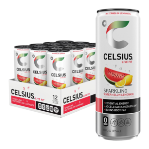 CELSIUS DRINK 12CT SPARKING WATERMELON LEMONADE