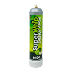 SUPER WHIP 640G 6CT GREEN APPLE