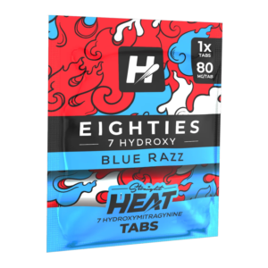 HEAT 7 HYDROXY 80MG 10CT BLUE RAZZ