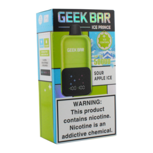 GEEK BAR 50K ICE PRINCE 5CT SOUR APPLE ICE