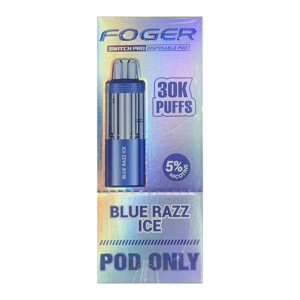 FOGER PODS 5CT BLUE RAZZ ICE
