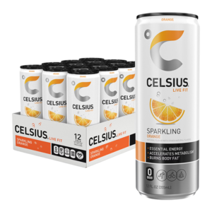 CELSIUS DRINK 12CT SPARKLING ORANGE