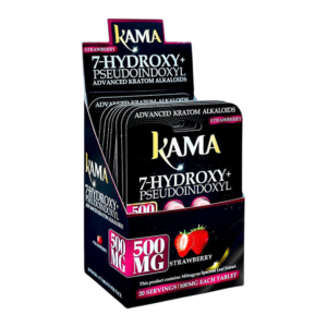 KAMA 500MG 7-HYDROXY+ PSEUDOINDOXYL 10CT STRAWBERRY