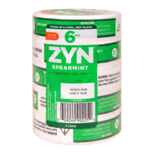 ZYN NICOTINE POUCHES SPEARMINT 6MG 5CT $1 OFF