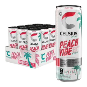 CELSIUS DRINK 12CT PEACH VIBE