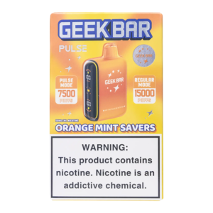 GEEK BAR PULSE  15K ORANGE MINT SAVERS