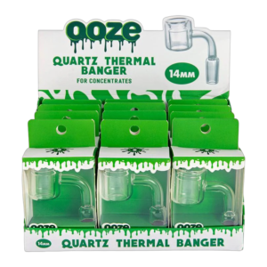 OOZE THERMAL BANGER 90 DEGREE 14MM MALE 12CT