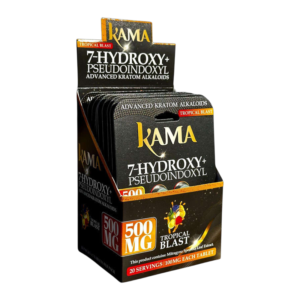 KAMA 500MG 7-HYDROXY+ PSEUDOINDOXYL 10CT TROPICAL BLAST
