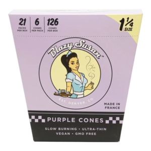 BLAZY SUSAN PURPLE CONE 1 1/4 6CONE 21PK / 126PER BOX