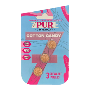 7 PURE 7-HYDROXY 120MG 3PK 10CT/BOX COTTON CANDY
