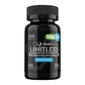 LIMITLESS 7-HYDROXY 50MG 10CT ORIGINAL