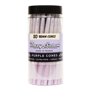 BLAZY SUSAN PURPLE CONES 98MM 50CT