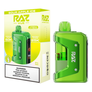 RAZ VUE KIT 50K 5PK SOUR APPLE ICE