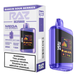 RAZ DC 25K 5CT BANGIN SOUR BERRIES