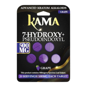 KAMA 500MG 7-HYDROXY+ PSEUDOINDOXYL 10CT GRAPE