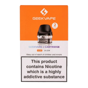 GEEK VAPE PODS & COILS TYPE J CARTRIDGE 0.6 2PK 16-21W