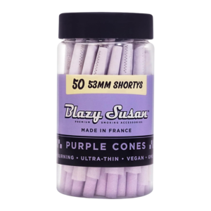 BLAZY SUSAN PURPLE CONES SHORTYS 53MM 50CT JAR