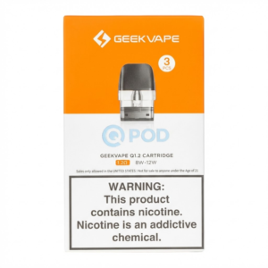 GEEK VAPE Q POD Q1.2OHM POD 8-12W 3PCS PACK