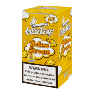 LOOSE LEAF NATURAL LEAF WRAPS YELLOW DREAM 2CT PACK -BOX OF 20 PACK