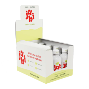 JUBI 7-HYDROXY KAVA+KRATOM SHOT 12CT PINA COLADA