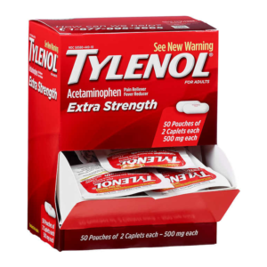 TYLENOL REG EXTRA STRENTH POUCHES (50CT)