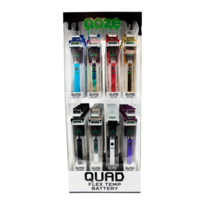 OOZE QUAD BATTERY - ASSORTED COLORS - 24CT