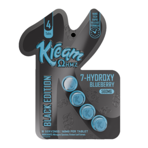KREAM 7OH HYDROXY+KRATOM 560MG 10PC BLACK ED BLUEBERRY