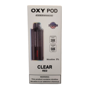 OXY POD 50K 5CT CLEAR RED