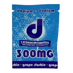 DOPIUM 7-HYDROXY 9000MG (30CT/1PK) 300MG PER/TAB GRAPE SLUSHIE
