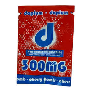 DOPIUM 7-HYDROXY 9000MG (30CT/1PK) 300MG PER/TAB CHERRY BOMB