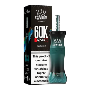 AL FAKHER CROWN BAR 60K E-HOSE DISPO 6MG GUM MINT