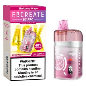 EBCREATE BC PRO DISPO 40K 5CT BLACKBERRY GRAPE