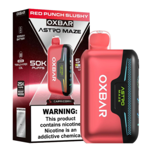OXBAR ASTRO MAZE 50K DISPO 5CT RED PUNCH SLUSHY
