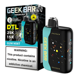 GEEK BAR HOOKAH X 25K 6MG GUM MINT