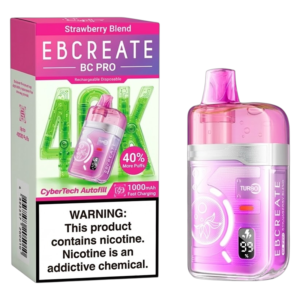 EBCREATE BC PRO DISPO 40K 5CT STRAWBERRY BLEND