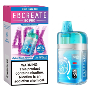 EBCREATE BC PRO DISPO 40K 5CT BLUE RAZZ ICE