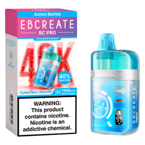 EBCREATE BC PRO DISPO 40K 5CT AURORA BERRIES