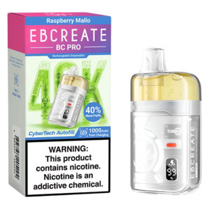 EBCREATE BC PRO DISPO 40K 5CT RASPBERRY MALLO