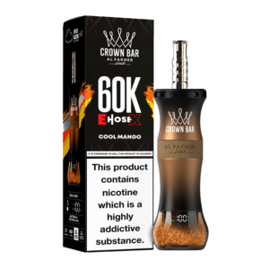 AL FAKHER CROWN BAR 60K E-HOSE DISPO 6MG COOL MANGO